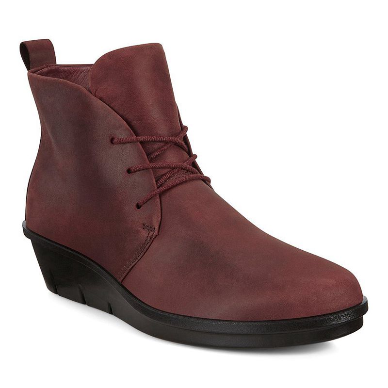 Botas Chukka Ecco Skyler Para Mujer,Rojas,083541-RVS